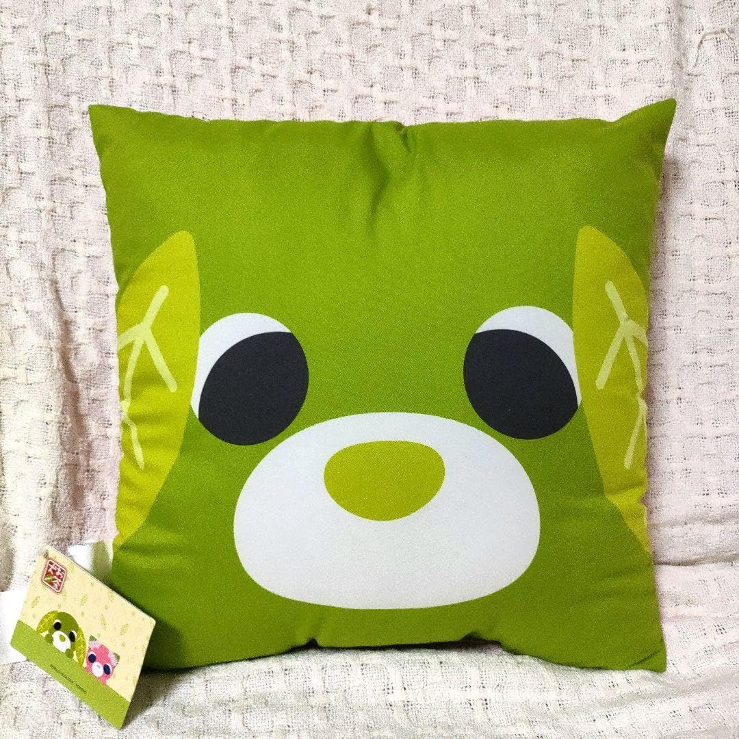 Amazon.co.jp: お茶犬 お茶猫 プレミアムクッション リョク サクラ